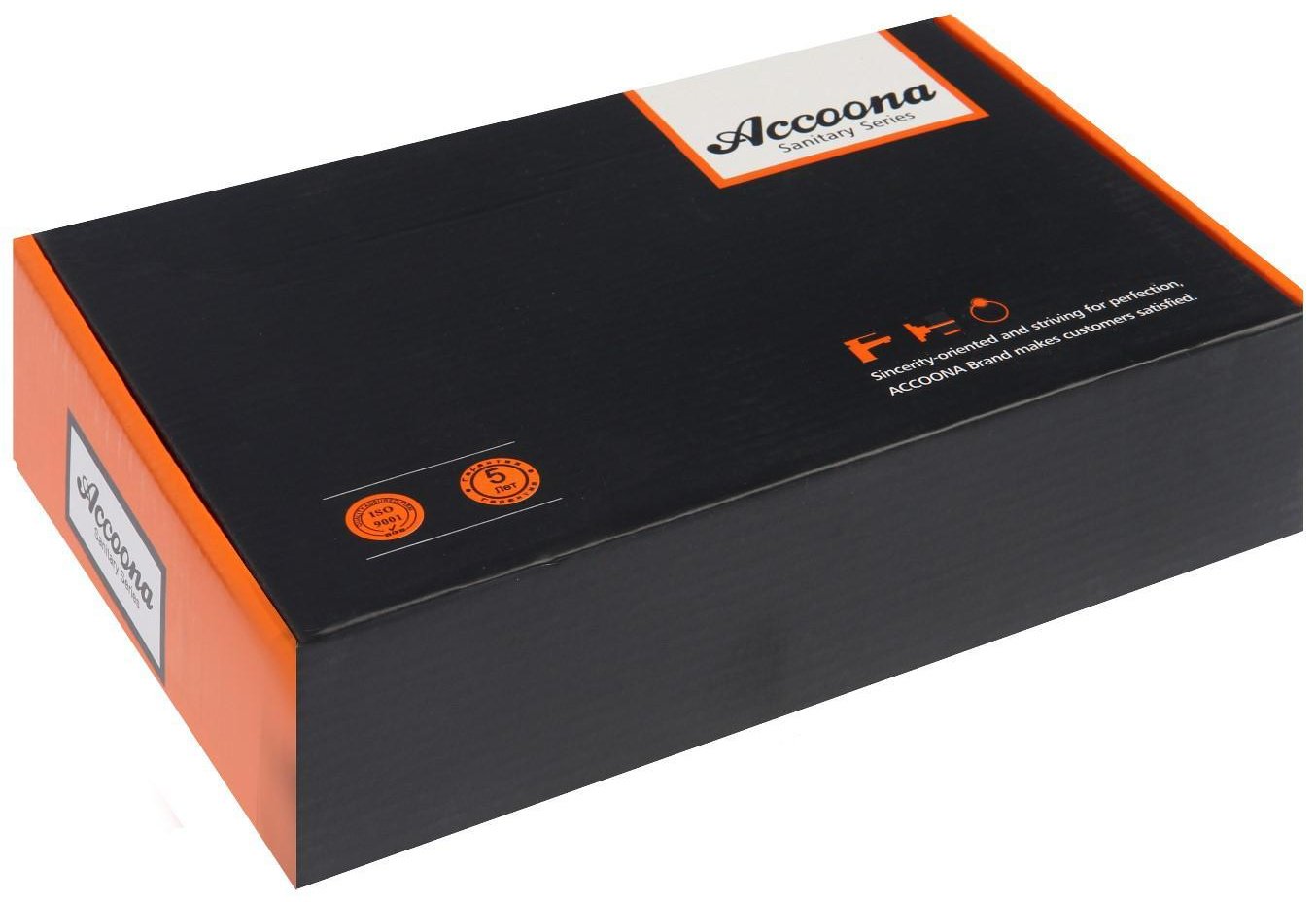 Смеситель с гибким изливом Accoona A4882F-1, латунь, цвет черный купить,NaN