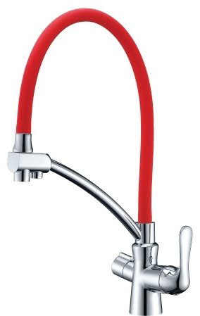 Смеситель для кухни (мойки) Lemark LM3070C-Red, однозахватный купить,54600