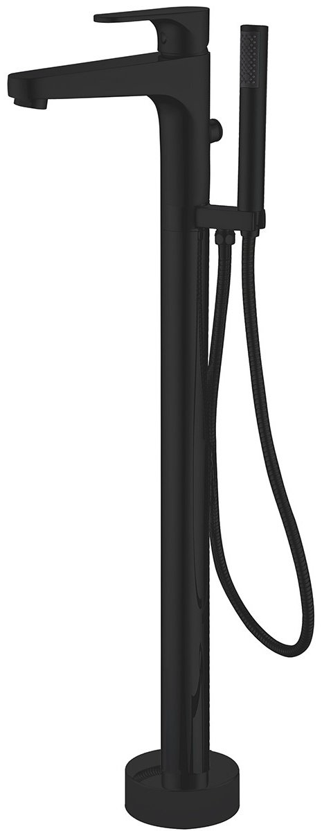 Смеситель для ванны Abber Eleganz AF8315B цвет черный, однозахватный купить,370370