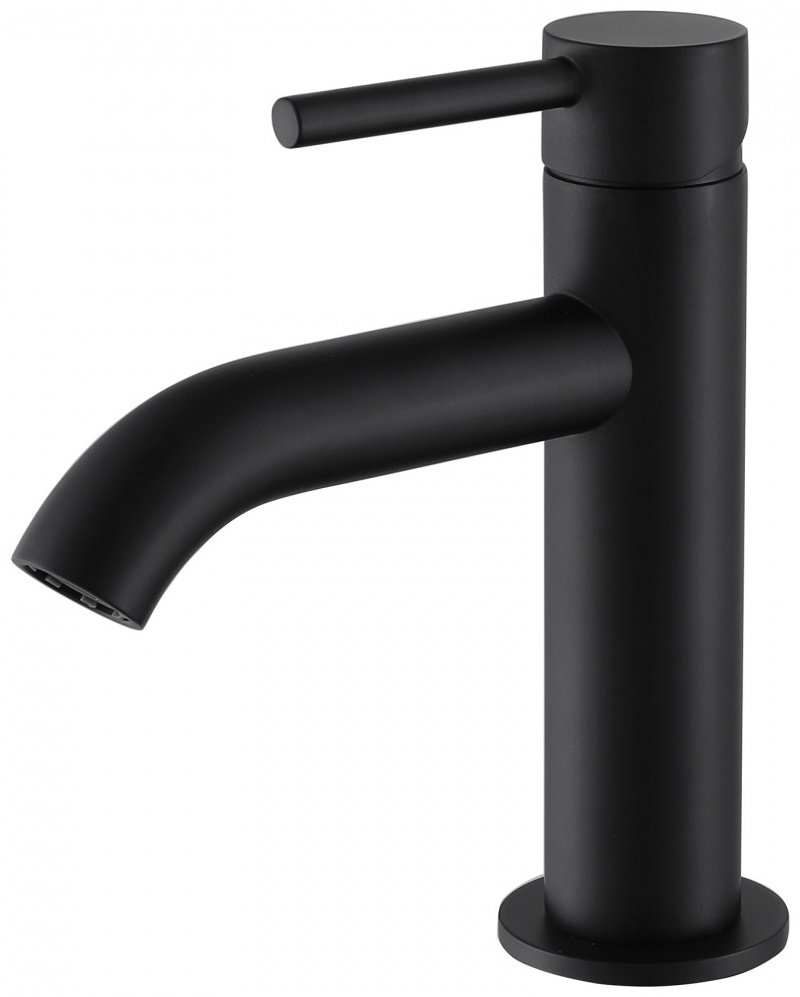 Смеситель для раковины (умывальника) Abber Wasser Kreis AF8110B цвет черный, однозахватный купить,87890