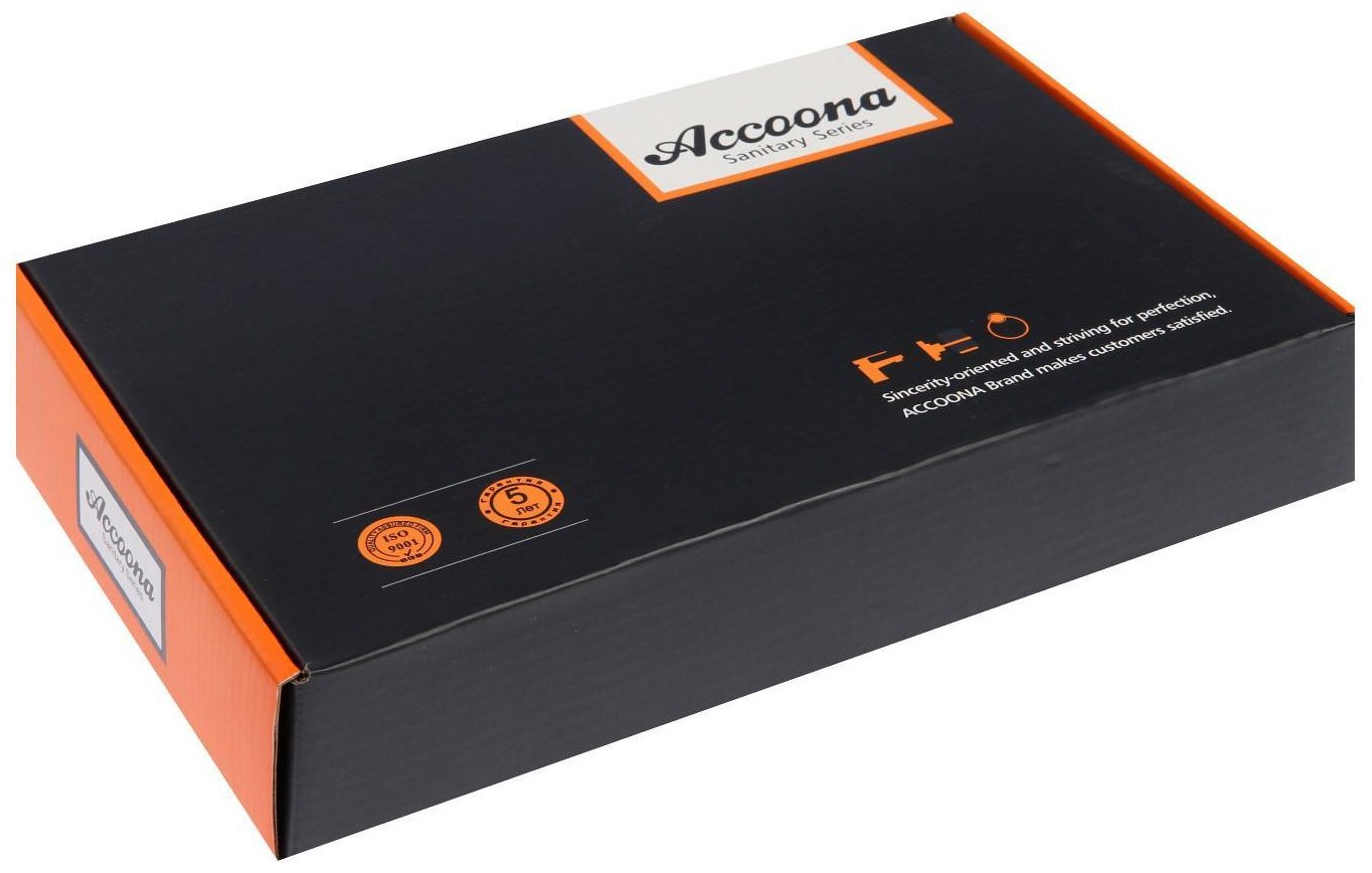 Смеситель с гибким изливом Accoona A4844K, латунь, цвет зеленый купить,NaN