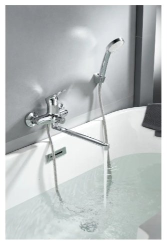 Смеситель для ванны Rainsberg R3163F, силумин, цвет хром купить,45300
