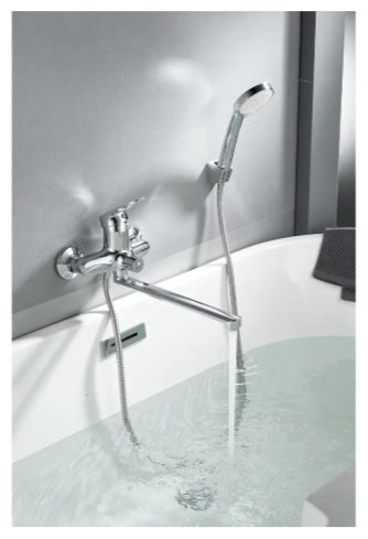 Смеситель для ванны Rainsberg R3163F, силумин, цвет хром купить,45300