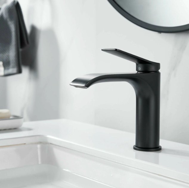 Смеситель Shevanik S4101H, латунь, цвет черный купить,NaN