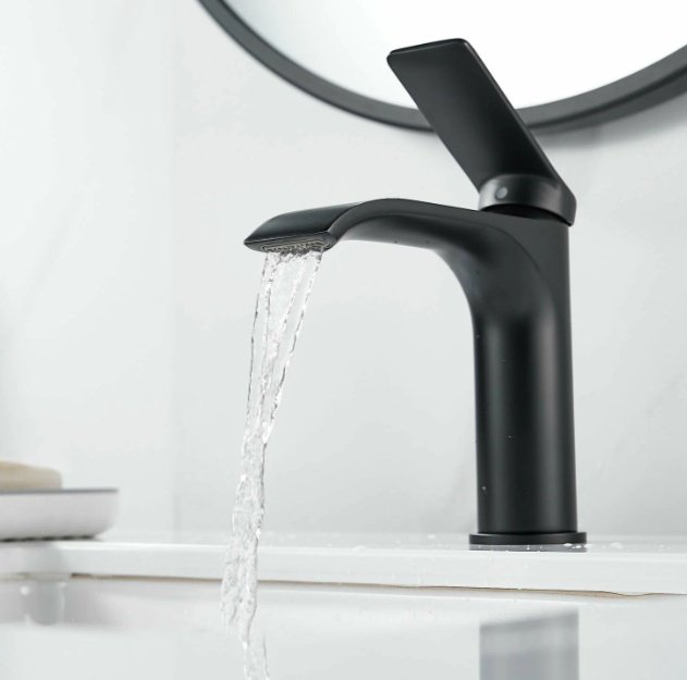 Смеситель Shevanik S4101H, латунь, цвет черный купить,NaN