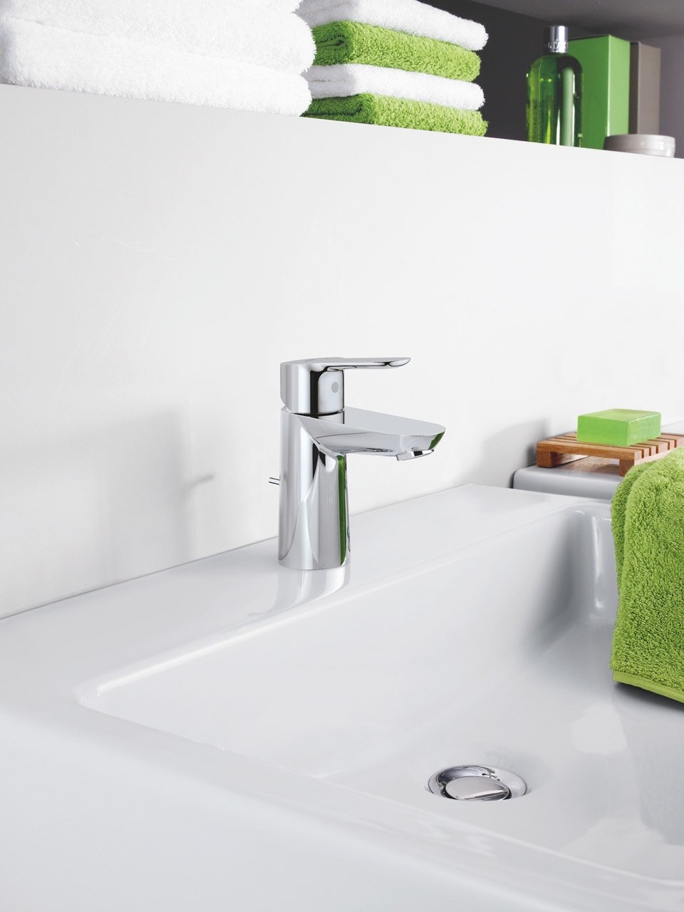 Смеситель для раковины (умывальника) Grohe BauEdge 23328000, однозахватный купить,70200