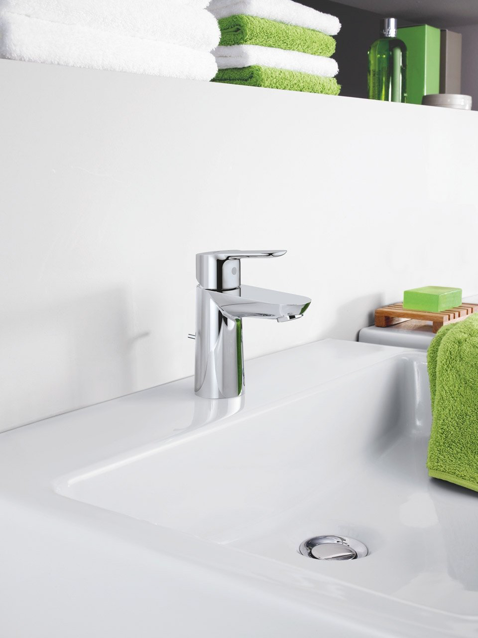 Смеситель для раковины (умывальника) Grohe BauEdge 23328000, однозахватный купить,70200