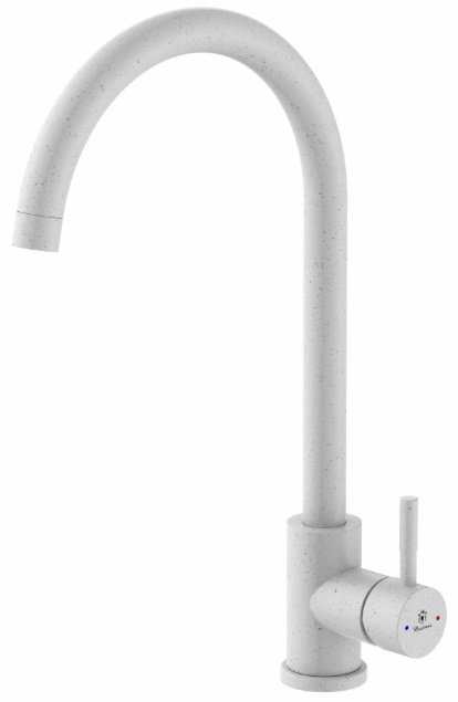 Смеситель для кухни Diadonna D46-0003SW, латунь, цвет белый купить,30300