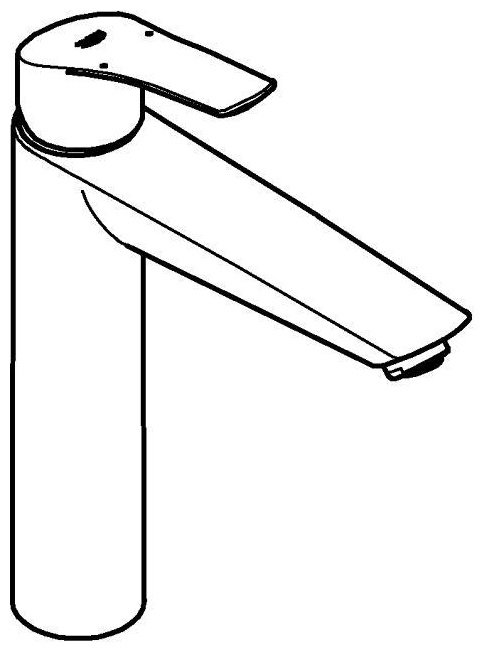 Смеситель для раковины (умывальника) Grohe 23971003 ESM, однозахватный купить,170300