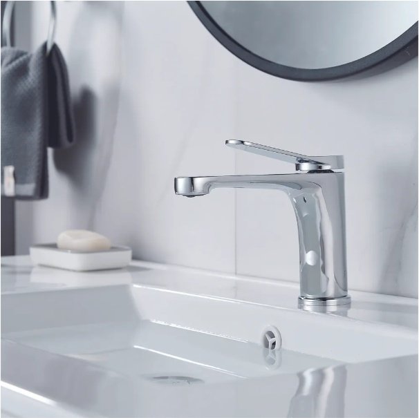 Смеситель Shevanik S6201, латунь, цвет хром купить,NaN