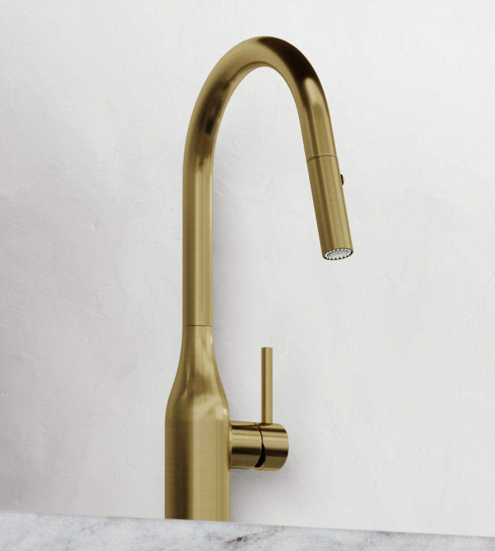 Смеситель для кухни Sancos Grand SC4002BG, латунь, цвет золотой купить,188400