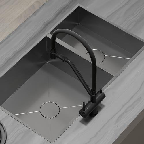 Смеситель для кухни (мойки) Ceramicanova SC4003MB, однозахватный купить,274500