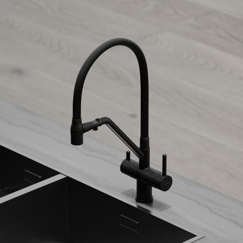 Смеситель для кухни (мойки) Ceramicanova SC4003MB, однозахватный купить,274500