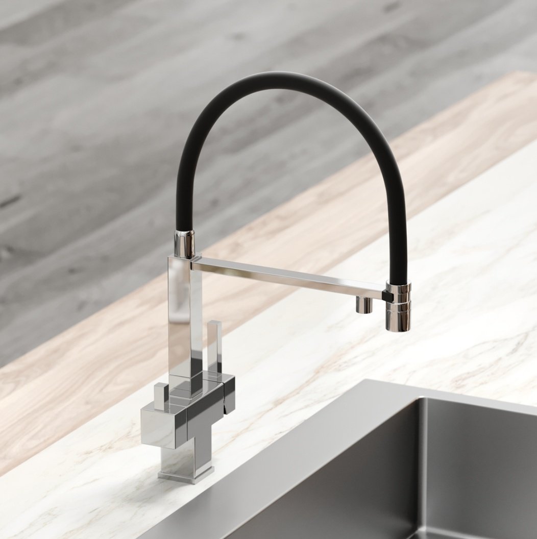 Смеситель для кухни Sancos SC4006CH, латунь, цвет хром - ForteMarket Смеситель для кухни Sancos SC4006CH, латунь, цвет хром купить,212000