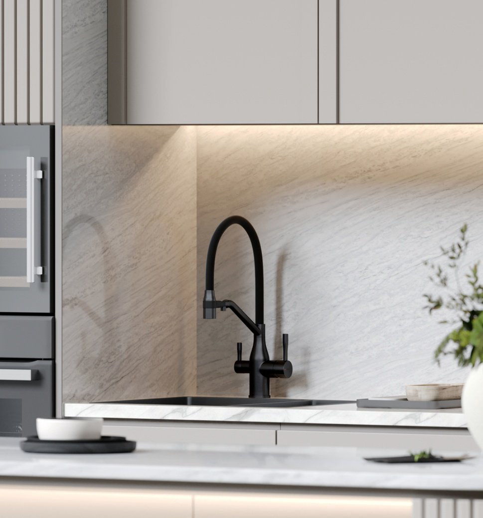 Смеситель для кухни SC4008MB, латунь, цвет черный - ForteMarket Смеситель для кухни SC4008MB, латунь, цвет черный купить,224700
