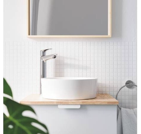 Смеситель для раковины (умывальника) Grohe BauEdge 23761001 однозахватный купить,NaN