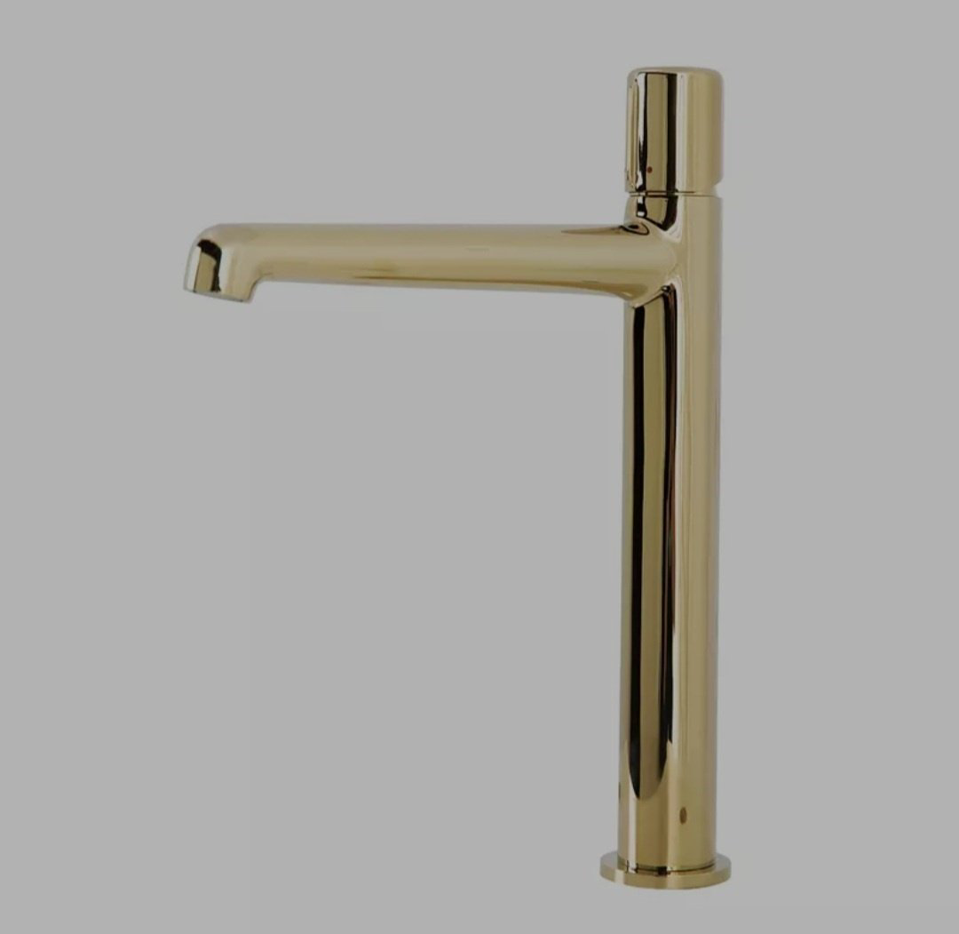 Смеситель для раковины (умывальника) BelBagno UNO-LMC-ORO-W0, однозахватный купить,66398