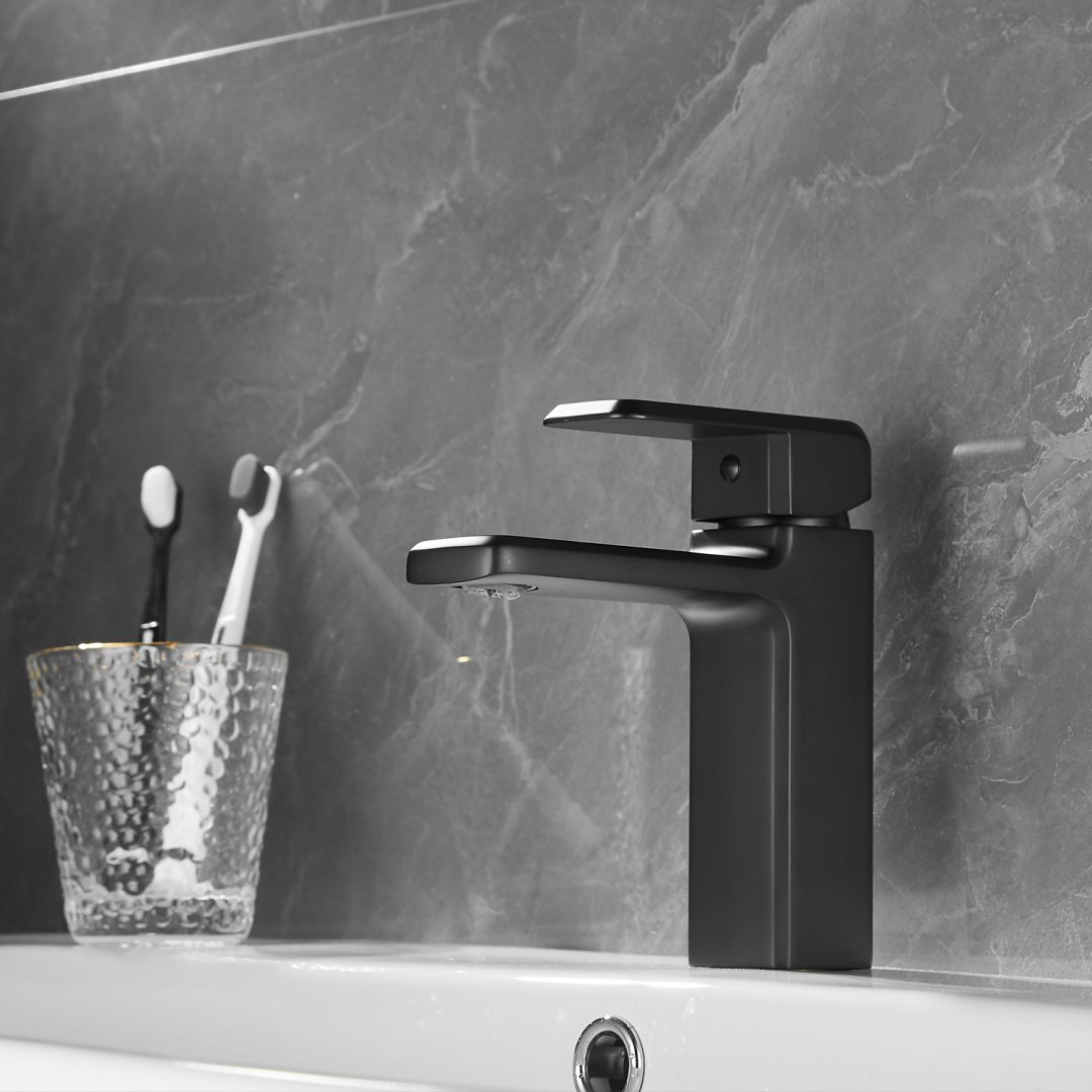 Смеситель Shevanik S8801H, латунь, цвет черный купить,NaN