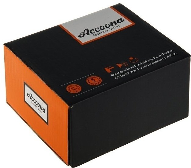 Смеситель для ванны Accoona A6367G, латунь, цвет белый, хром купить,NaN