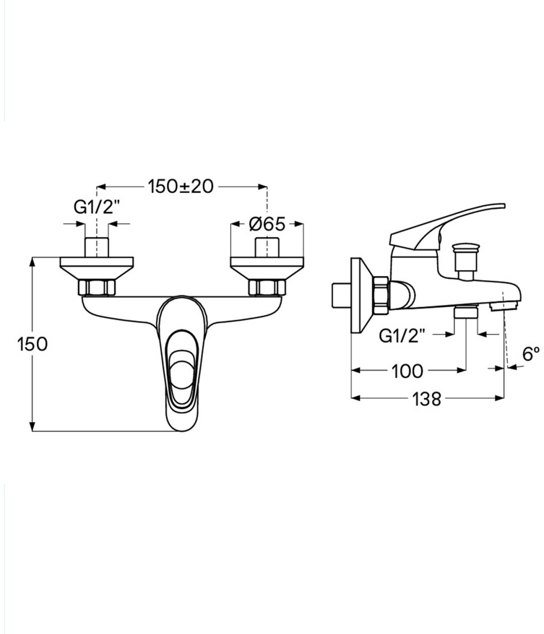 Смеситель для ванны Santek WH5A10010C001, латунь, цвет хром - ForteMarket Смеситель для ванны Santek WH5A10010C001, латунь, цвет хром купить,41000