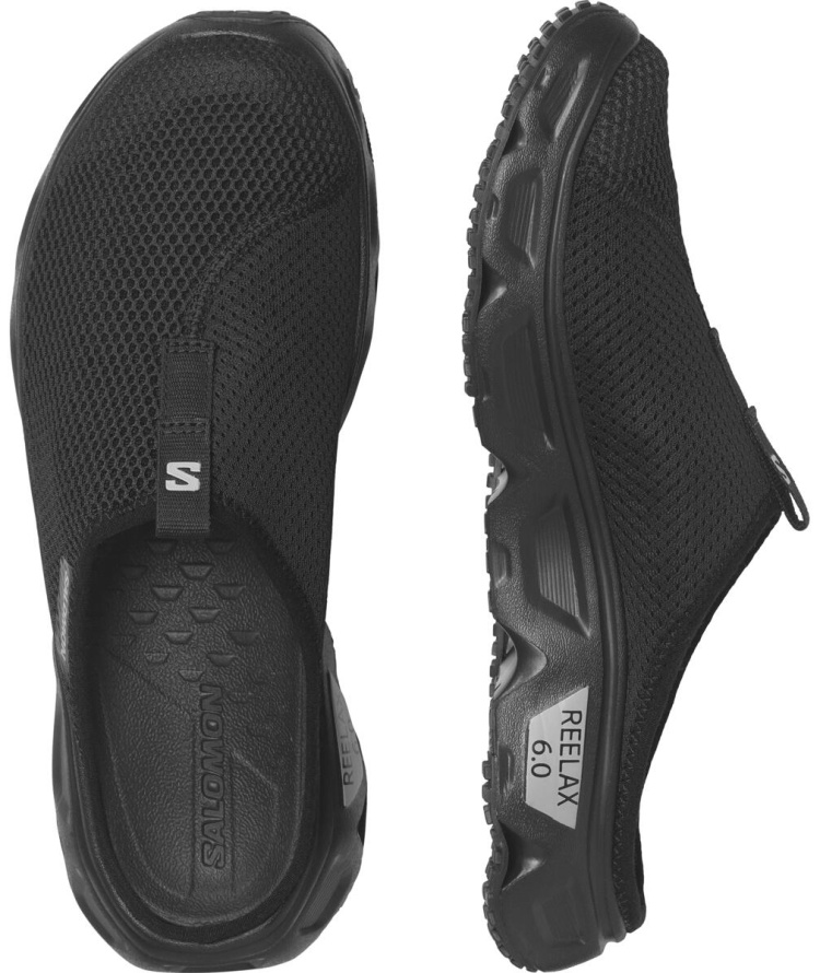 Salomon  сланцы мужские Reelax Slide 6.0 L47112000 черный 9.5 44  купить,NaN