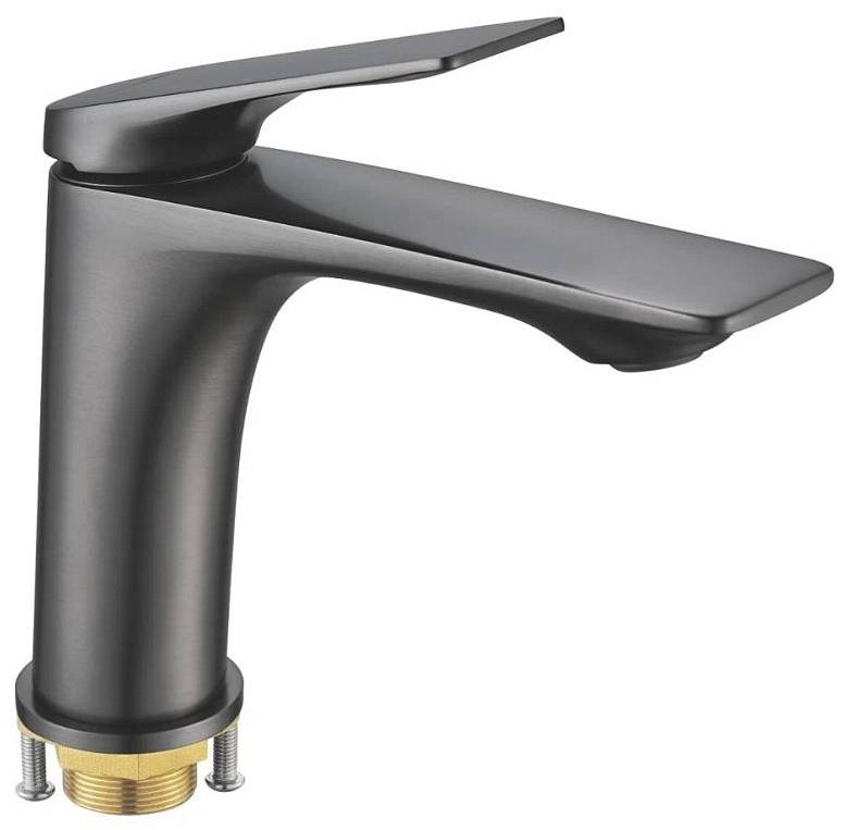Смеситель Shevanik S9101T, латунь, цвет стальной купить,NaN