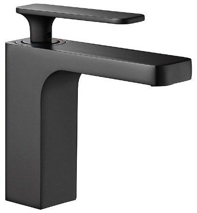 Смеситель для раковины (умывальника) Timo 4361/03F black, однозахватный купить,NaN