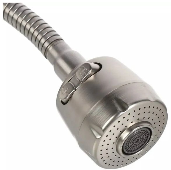 Смеситель с гибким изливом Potato P58303S, латунь, цвет хром