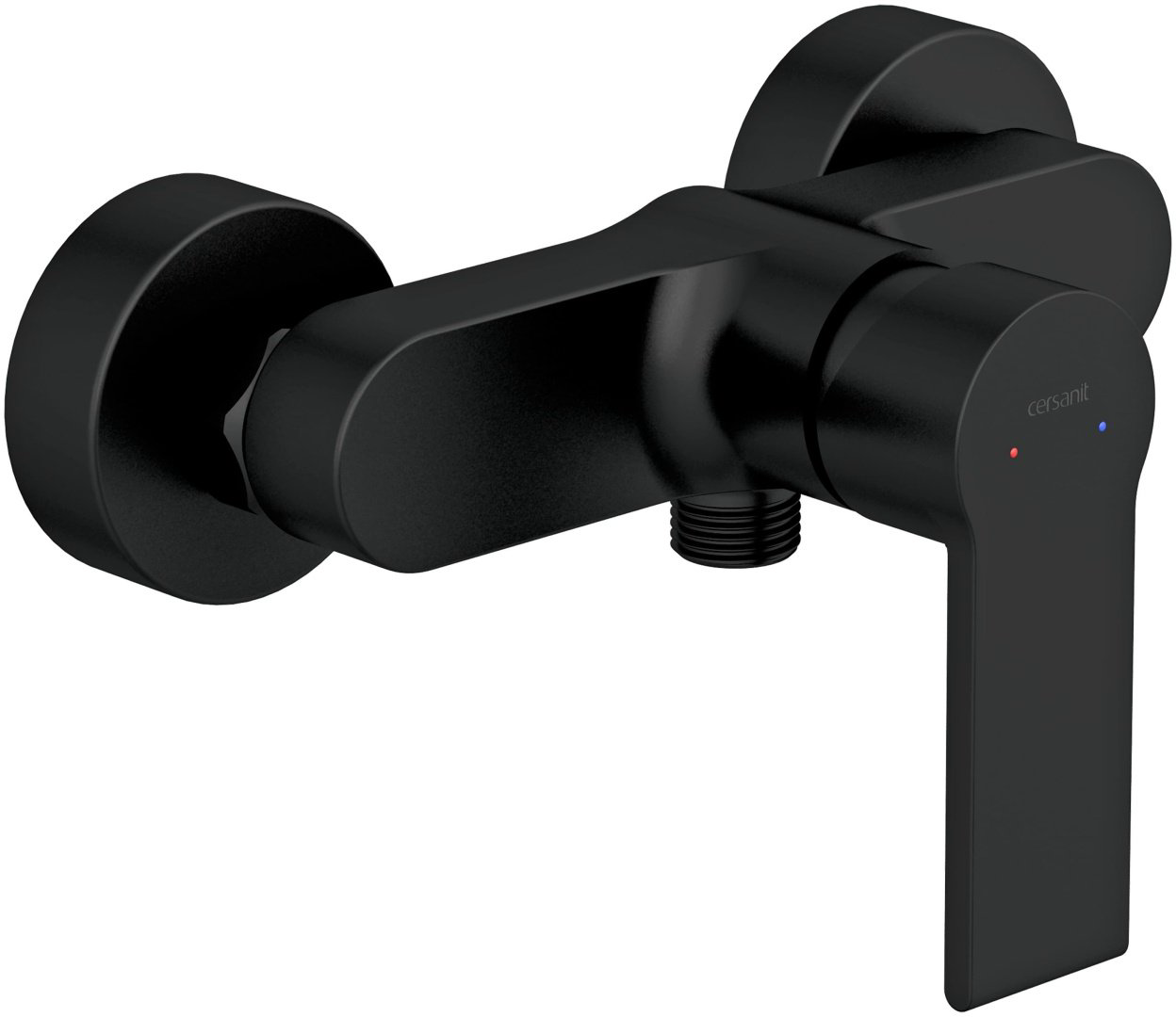 Смеситель для душа Cersanit Brasko Black 63109, однозахватный купить,58520