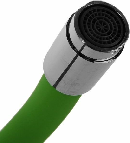 Смеситель с гибким изливом Accoona A4819K, латунь, цвет зеленый, хром купить,NaN