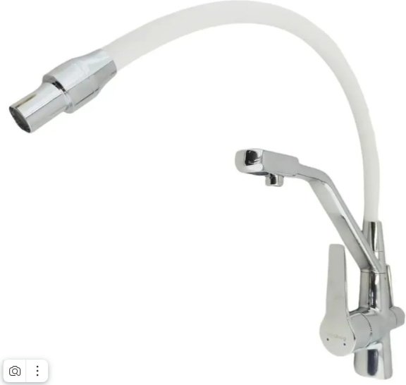 Смеситель с гибким изливом Rainsberg R603C, латунь, цвет серый