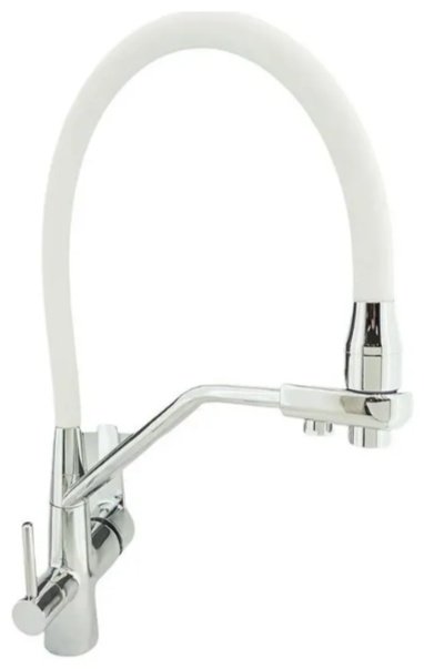 Смеситель с гибким изливом Rainsberg R603C, латунь, цвет серый