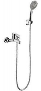 Смеситель для ванны с душем BRAVAT Slim F6332366CP-01-RUS, однозахватный купить,59360