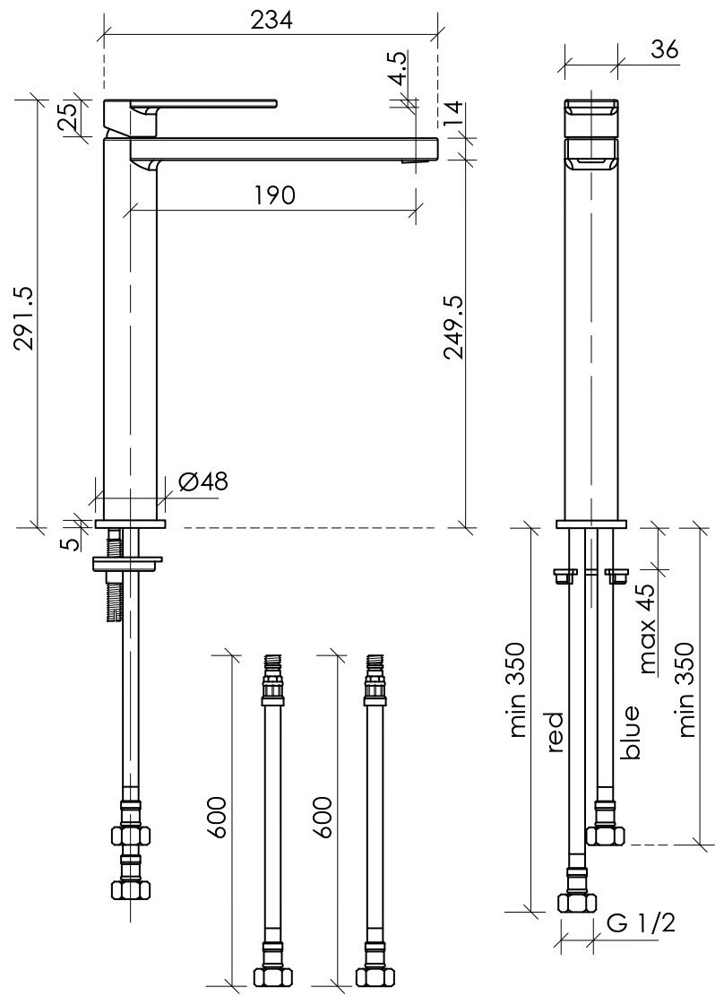 Sancos SC9016MB, латунь, цвет черный