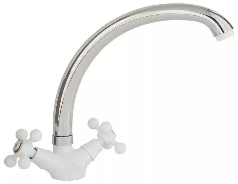 Смеситель для кухни (мойки) ARCO А4515WT-CH, двухзахватный