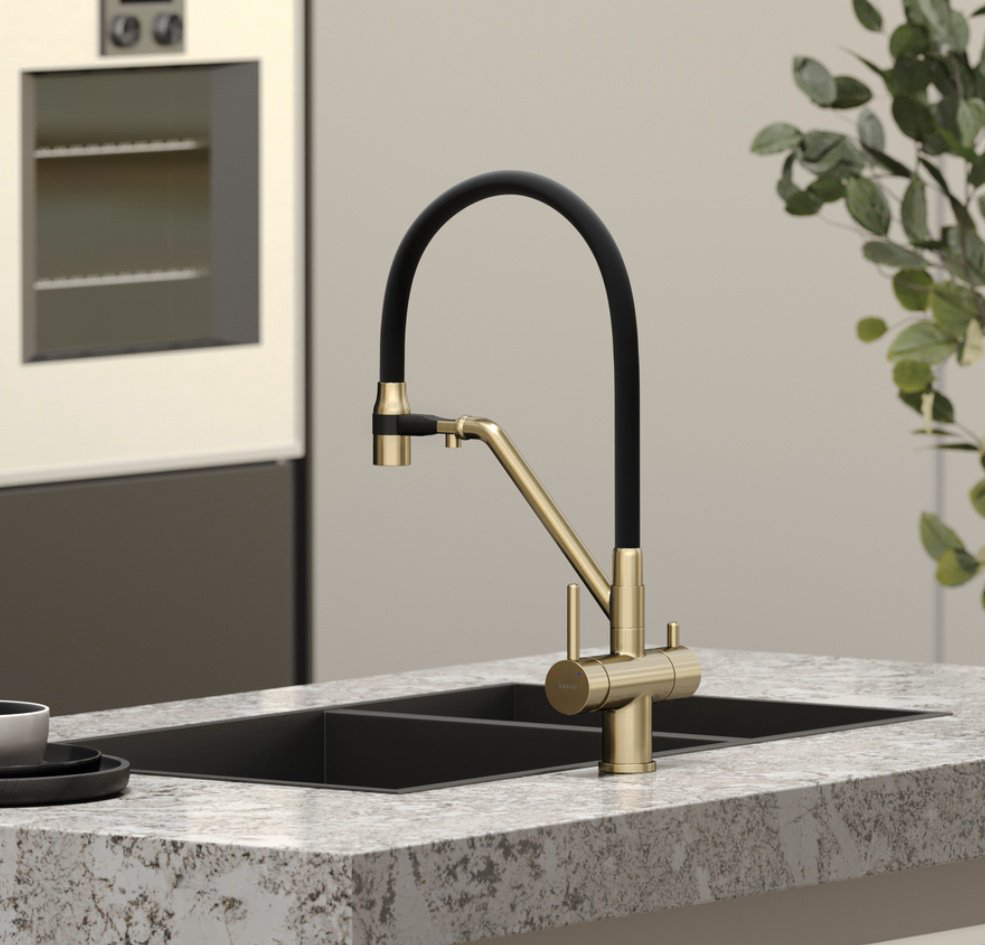 Смеситель для кухни (мойки) Sancos Dora SC4003BG, однозахватный - ForteMarket Смеситель для кухни (мойки) Sancos Dora SC4003BG, однозахватный купить,324071