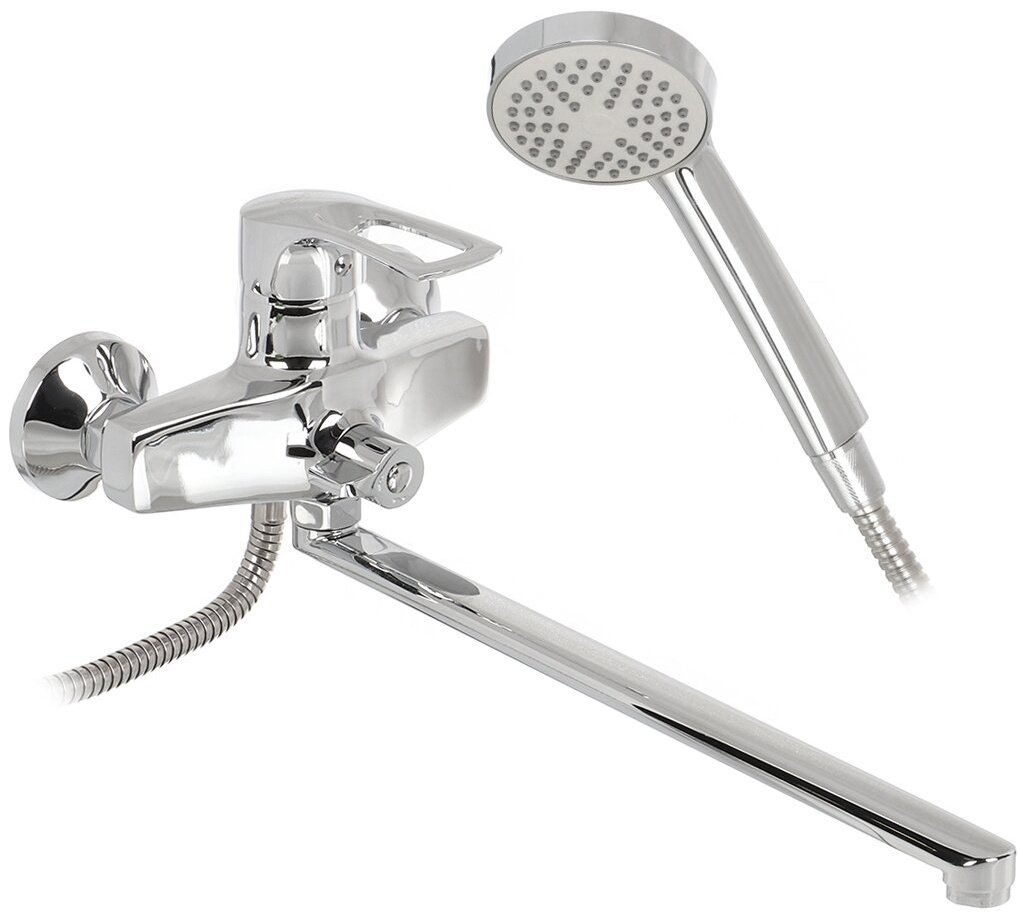 Смеситель для ванны Potato P2222B, латунь, цвет хром купить,45869