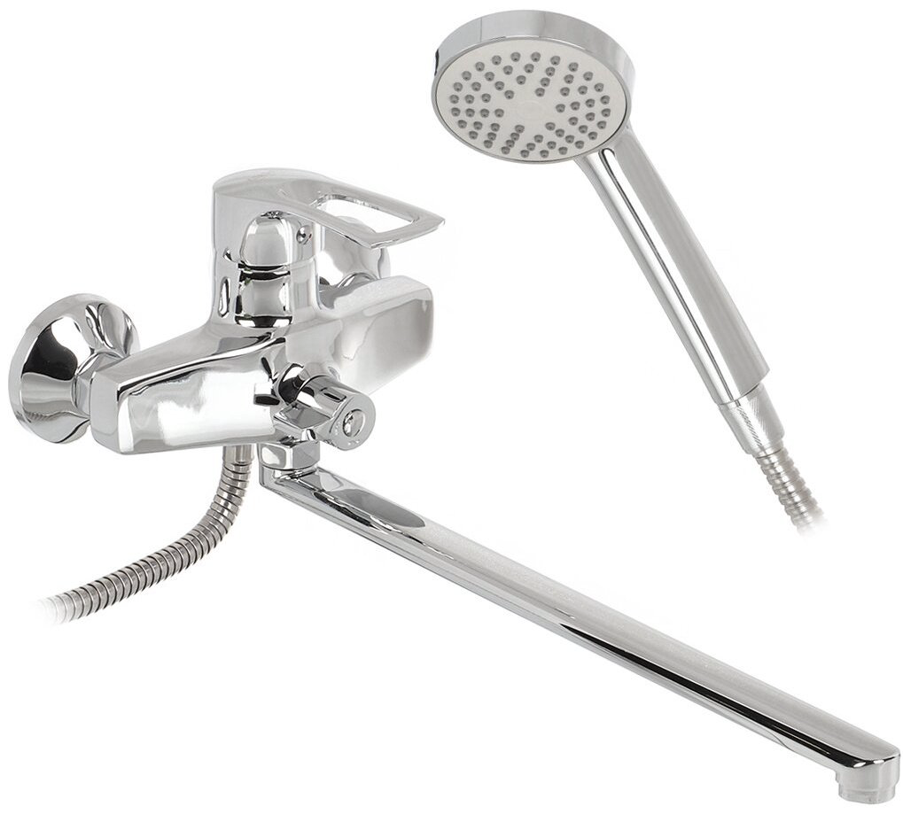 Смеситель для ванны Potato P2222B, латунь, цвет хром купить,45869