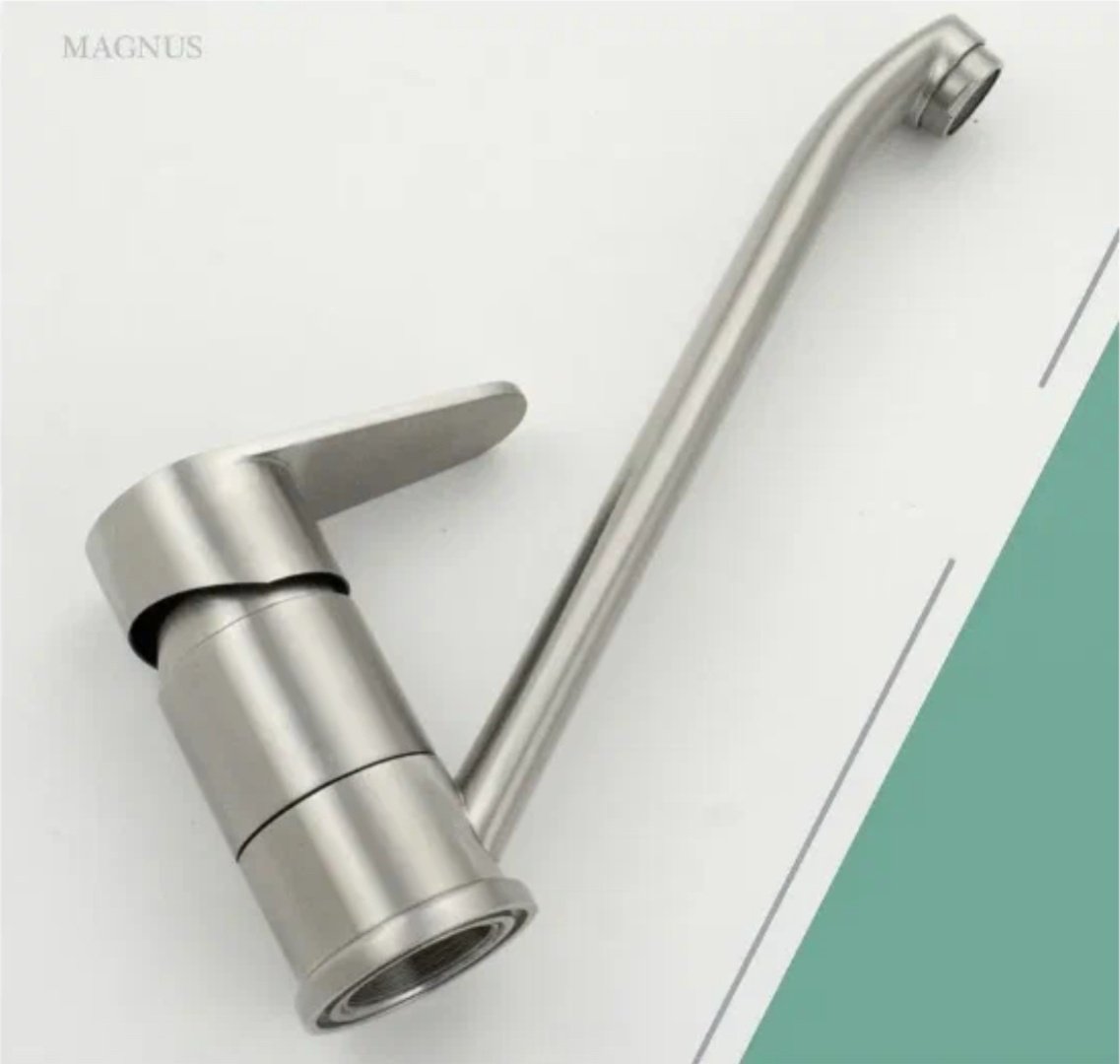 Смеситель для кухни MAGNUS 9243, нержавеющая сталь, цвет хром купить,NaN