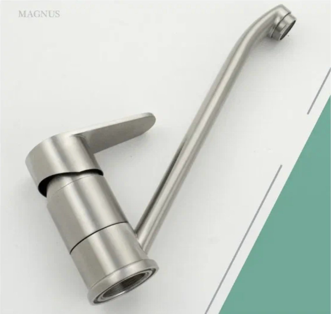 Смеситель для кухни MAGNUS 9243, нержавеющая сталь, цвет хром купить,NaN