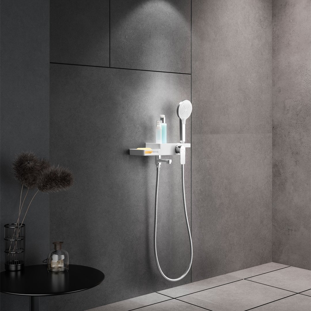 Смеситель для ванны с душем Lemark Unibox LM6914CW, однозахватный купить,61880