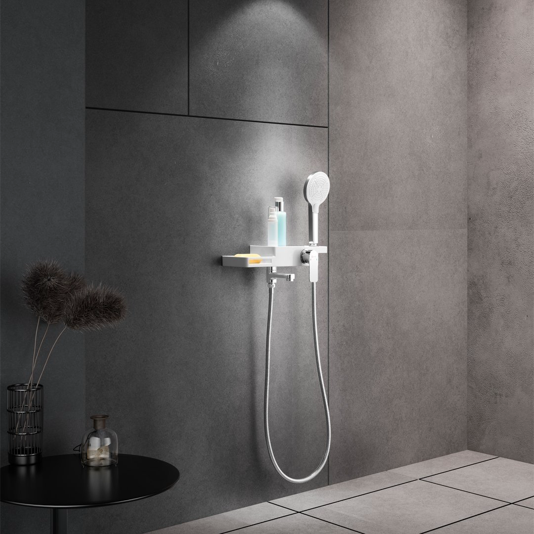 Смеситель для ванны с душем Lemark Unibox LM6914CW, однозахватный купить,61880