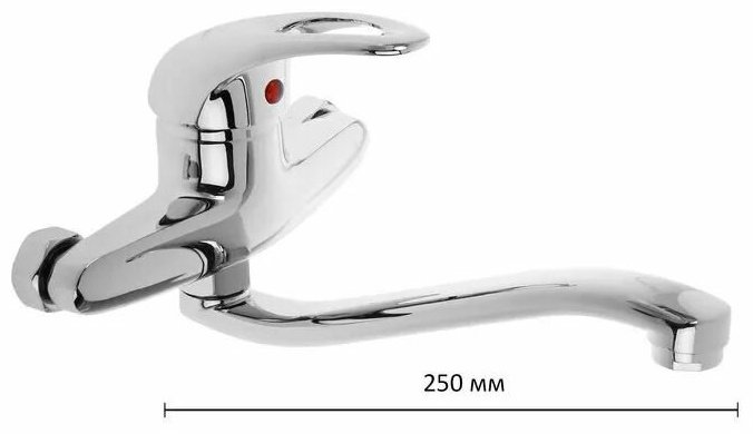Смеситель для кухни (мойки) Accoona A5940, однозахватный купить,NaN