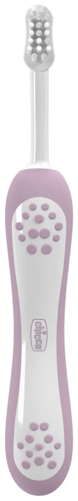 Зубная щетка Chicco экстра-мягкая 6м+ сиреневая купить,NaN