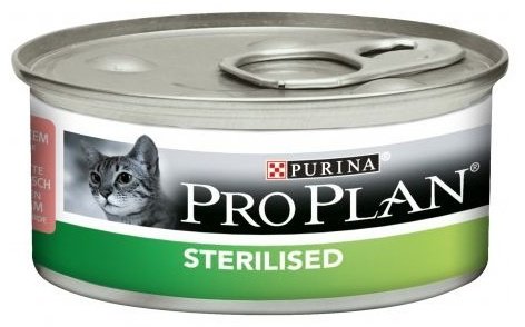 Корм PRO PLAN паштет лосось 85 г 1 шт