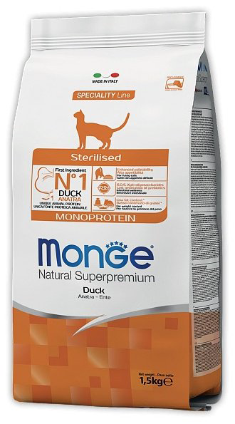 Корм Monge 2935 утка 1.5 кг