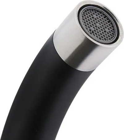Смеситель с гибким изливом Accoona A48107F, латунь, цвет черный купить,NaN