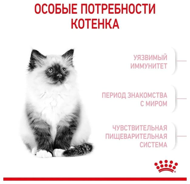 Корм Royal Canin Kitten для котят птица 1 кг купить,6500