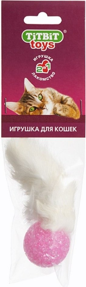 TiTBiT игрушка для лакомств искусственный мех