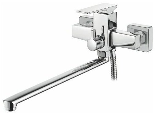 Смеситель для ванны Accoona 71124А, силумин, цвет хром купить,NaN